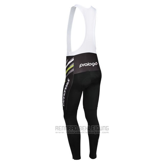 2013 Fahrradbekleidung Cannondale Shwarz Trikot Langarm und Tragerhose